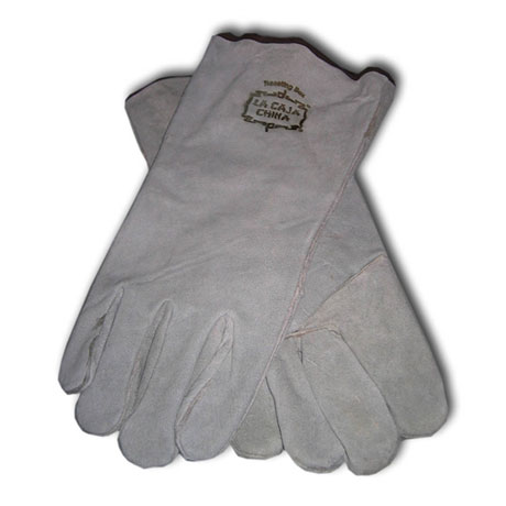 La Caja China Heavy Duty Leather BBQ Gloves